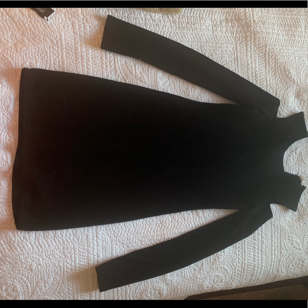 Vestique Black Sweater Dress